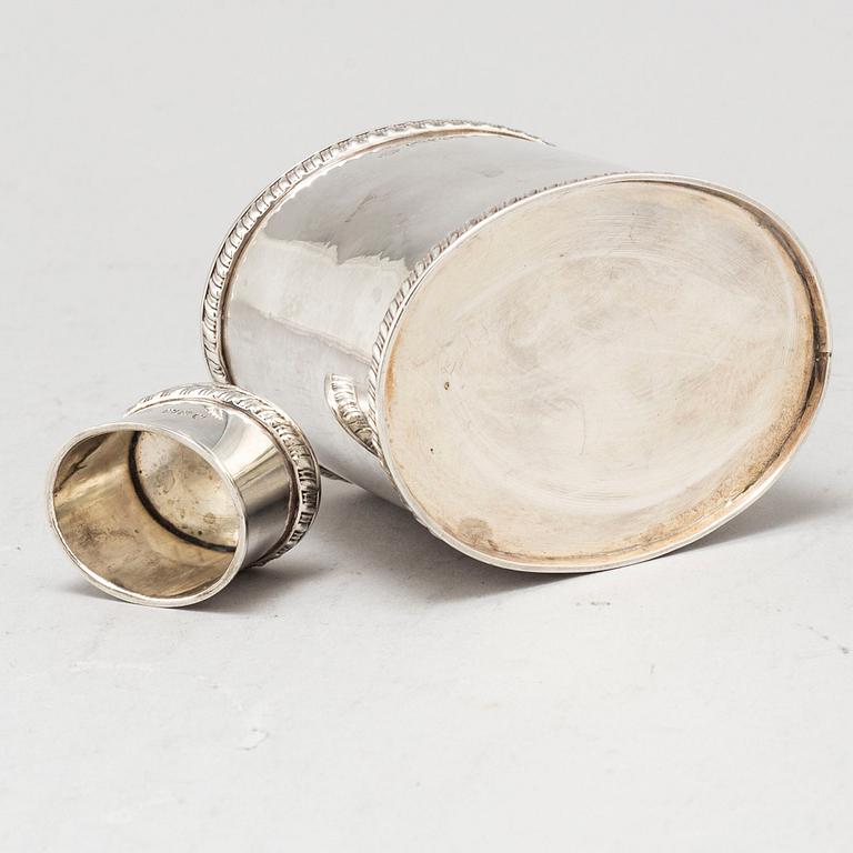 Frederick Augustus Burridge. A silver tea caddy, London 1896.