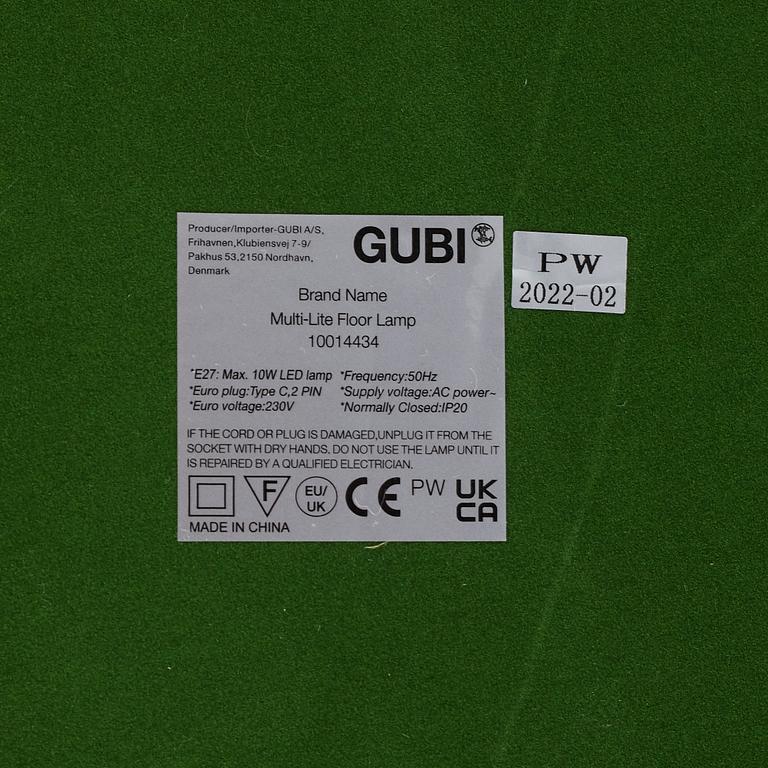 Louis Weisdorf, golvlampa, "Multi-Lite", Gubi, designad av Louis Weisdorf.