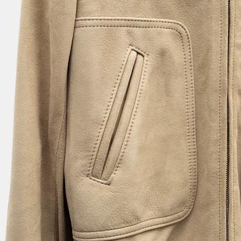 Balenciaga, a sude jacket, size 36.