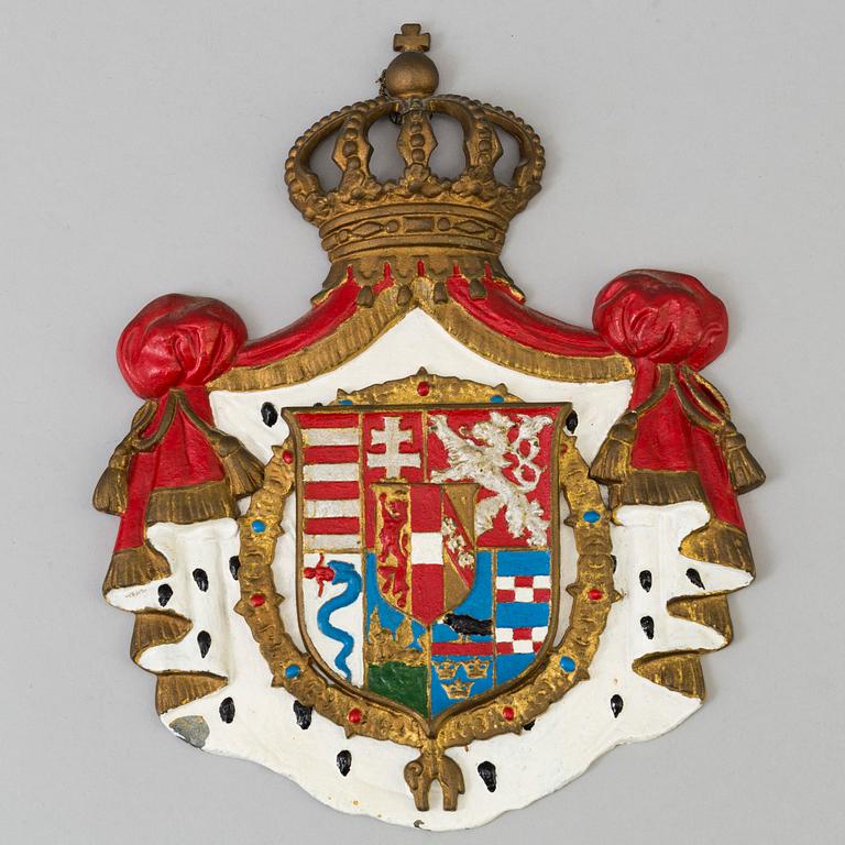 COAT OF ARMS, All Archdukes of Austria from 1814-1859/66. Late 19th century.