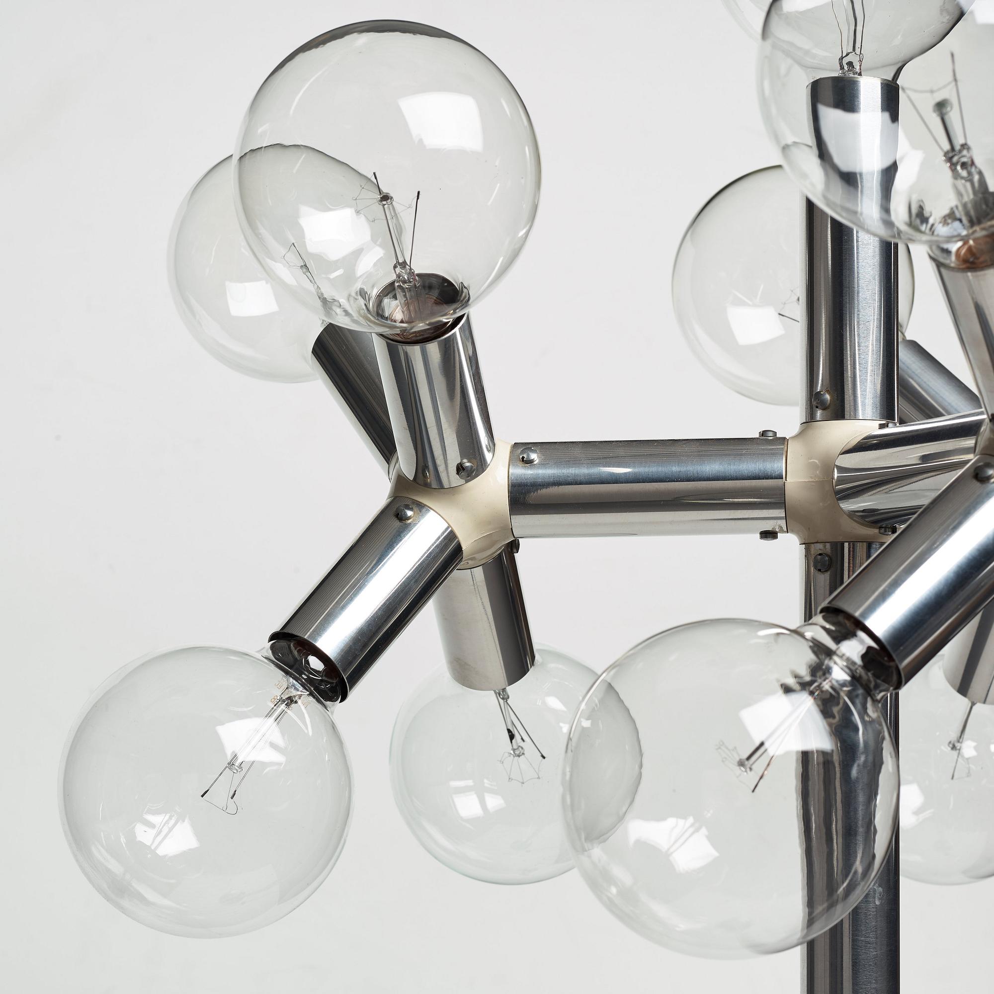 Robert & Trix Haussmann, a floor lamp for Swiss lamps international, 1970's.