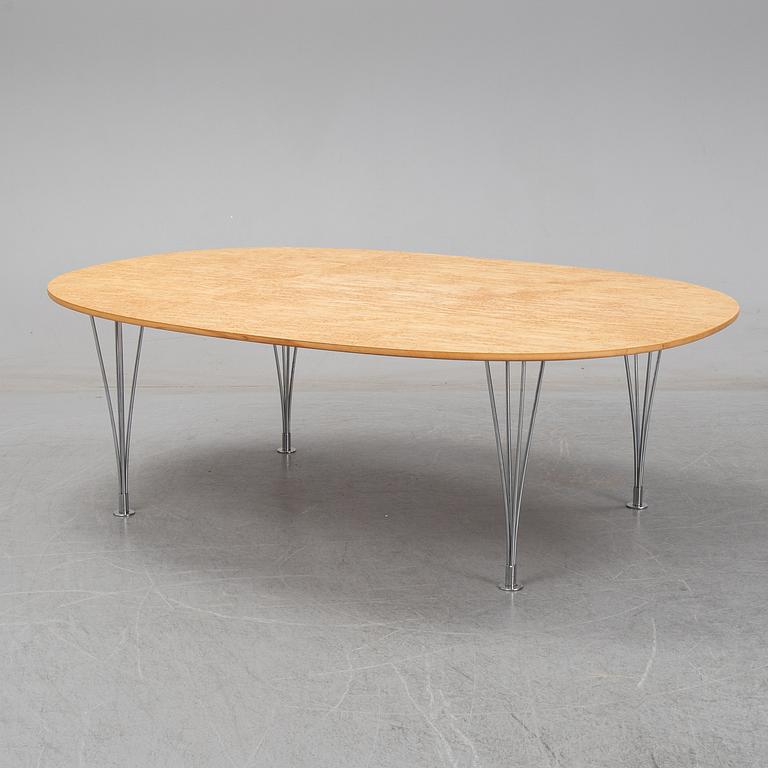 Piet Hein and Bruno Mathsson, an "Ellips" lounge table.