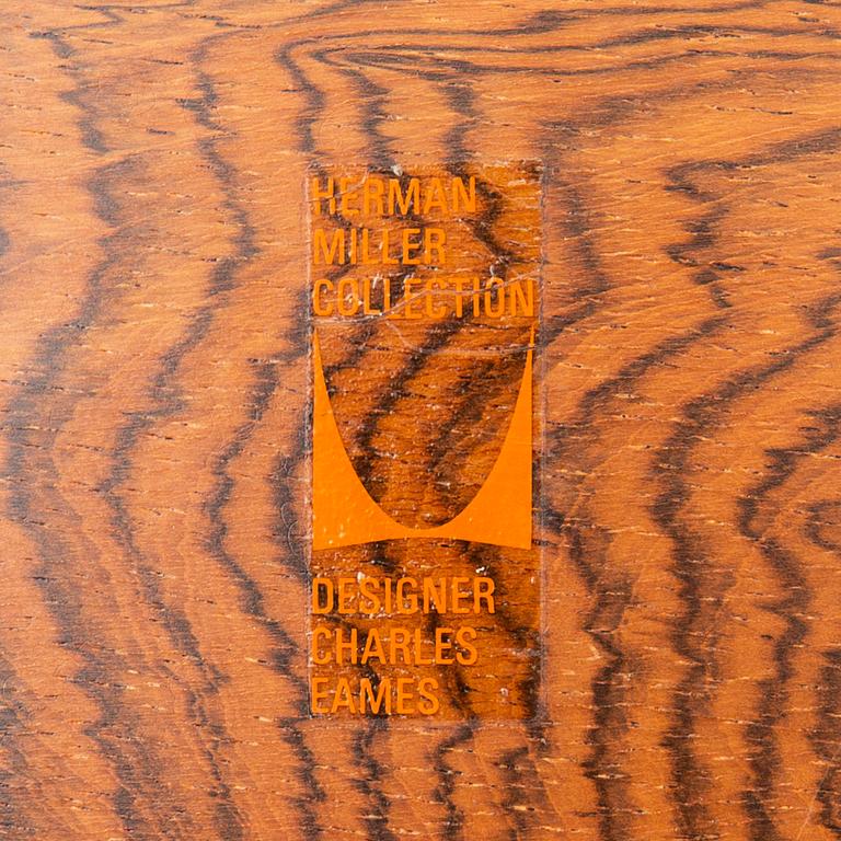 Charles and Ray Eames, "Lounge chair", fåtölj och fotpall, Herman Miller 1960-70-tal.