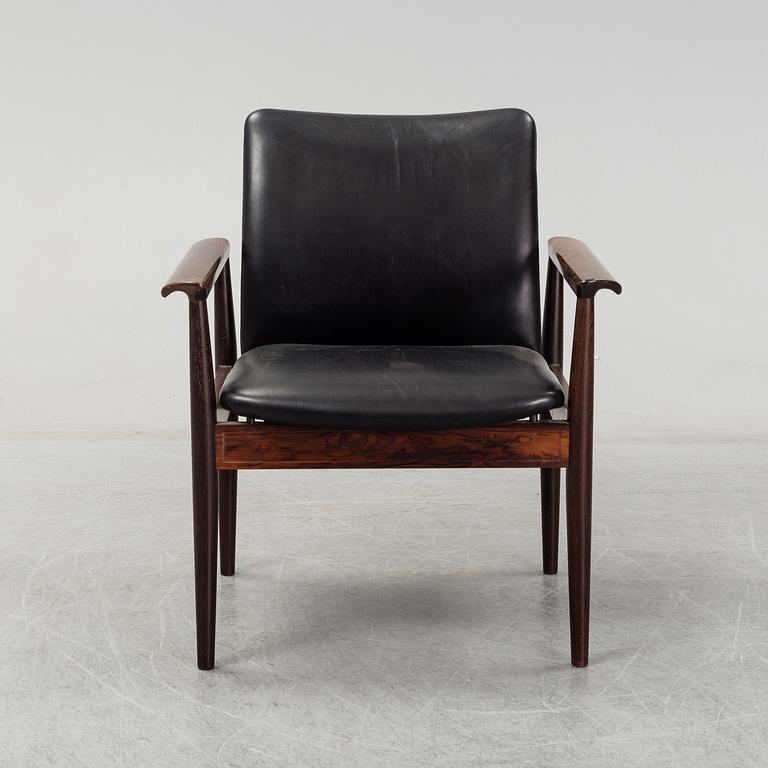 A 'Diplomat' armchair by Finn Juhl, France & Sons, Denmark. Designed 1961.