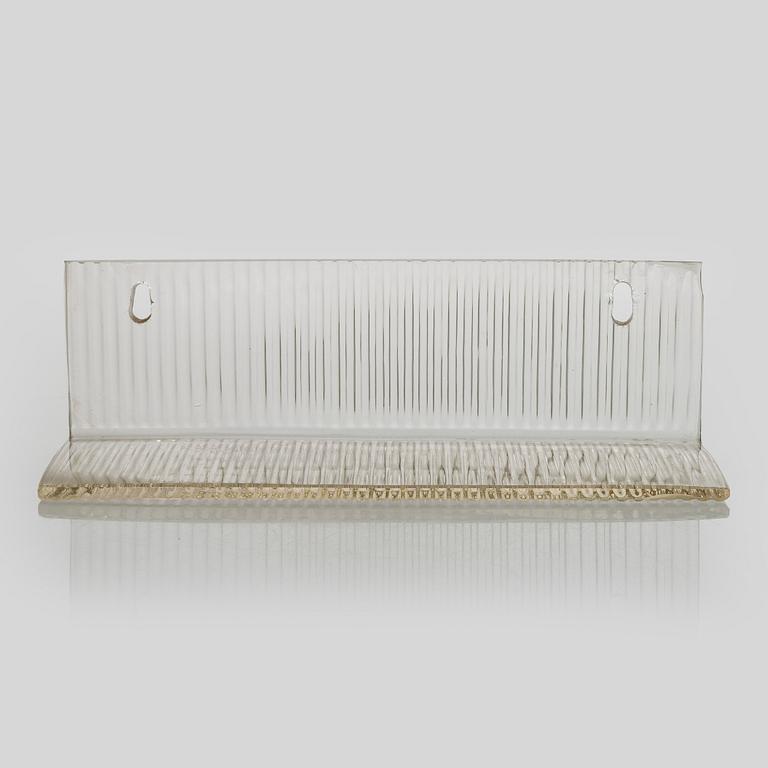 Alvar Aalto, hylla, tillverkare Riihimäen Lasi O.Y, För Pemars sanatorium, 1929 - 1932.