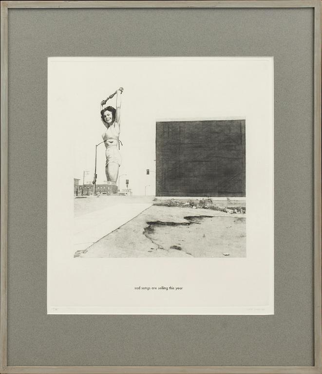 JOHN-E FRANZÉN, signed and numbered etching.