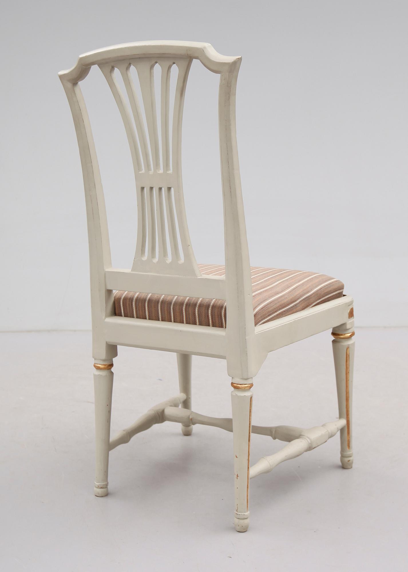 STOL, gustaviansk, Stockholms hallstämpel, 1700-talets slut.