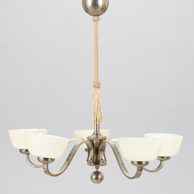 Paavo Tynell, taklampa, modell 1351, Taito 1930-tal.