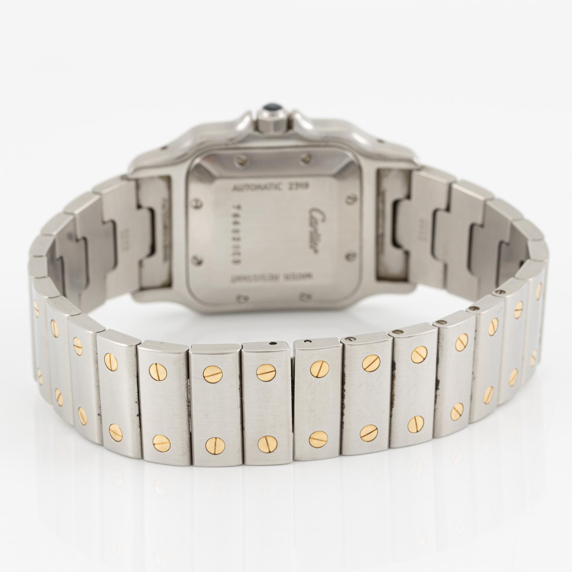 Cartier, Santos Galbée, wristwatch, 29 x 29 (41) mm.