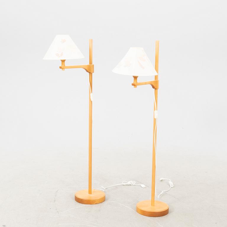 Carl Malmsten, golvlampor 1 par "Staken".