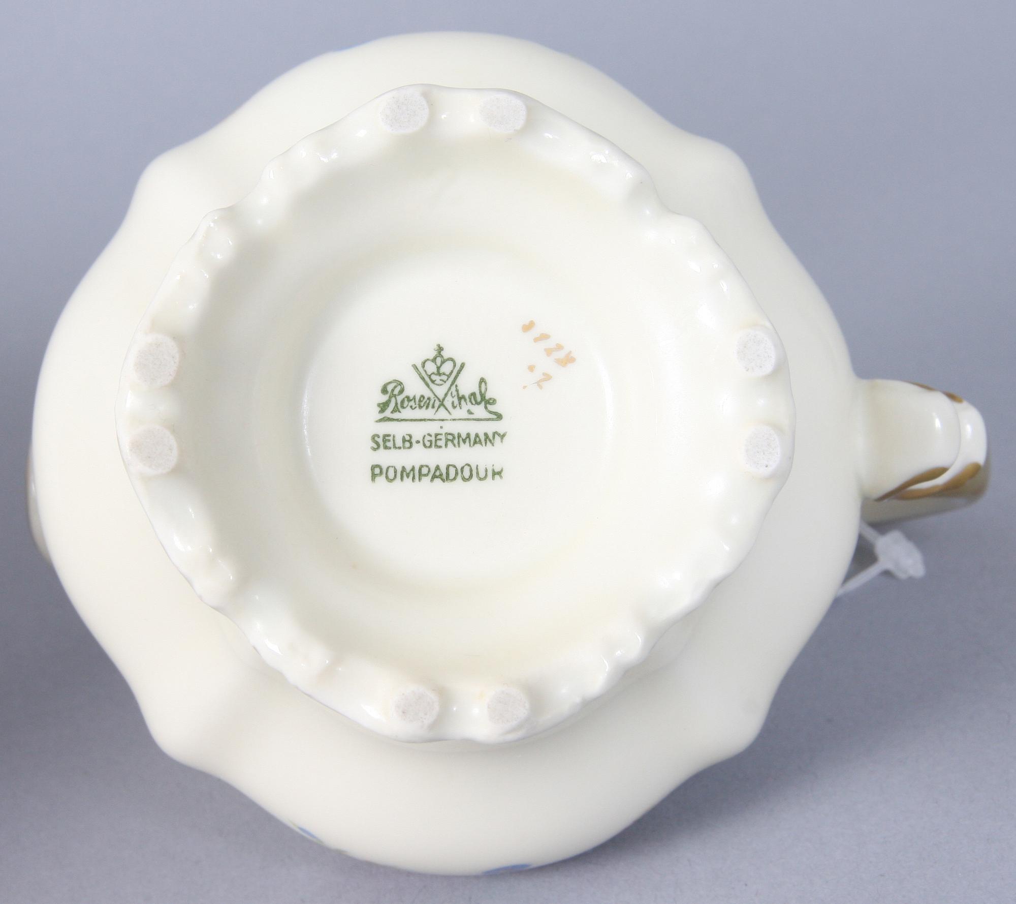 KAFFESERVIS, 24 delar, porslin, Rosenthal, 1900-tal.