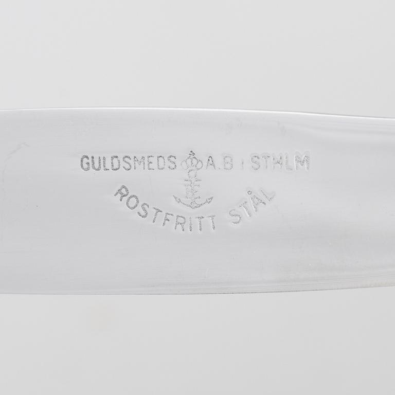Gustaf Möllenborg, A silver cutlery, “Prins Fredrik”, Stockholm, including 1876 (24 pieces).