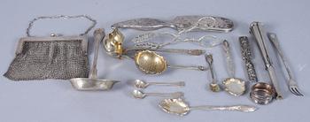 PARTI SILVER, 16 delar. 523 gram.