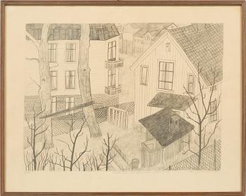 MONA JOHANSSON, litografi, signerad, numrerad 10/300, daterad 1962.