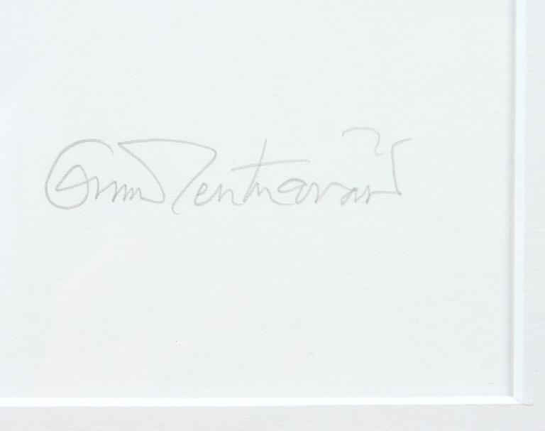 OSCAR REUTERSWÄRD, färglitografi, sign och numr "39/190".