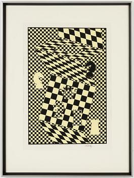 Victor Vasarely, "L'Echiquier".