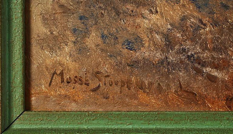 MOSSE STOOPENDAAL, olja på duk, sign.