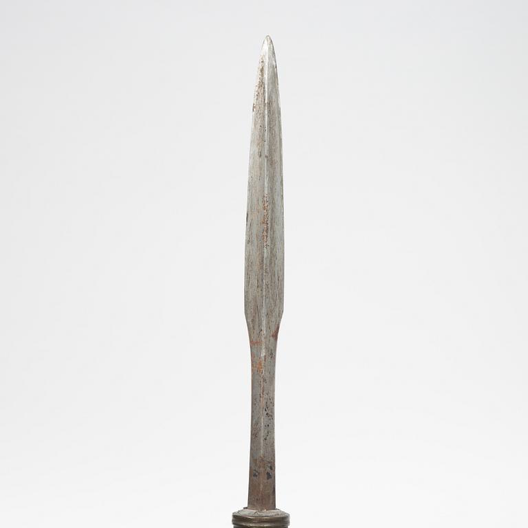 A hunting spear, 19th Century.