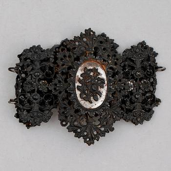 ARMBAND, järn, Berlin, 1800-talets första hälft.