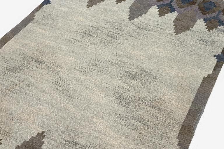 Judith Johansson, a carpet, 'Norrviken', rölakan, c. 283 x 190 cm, signed JJ.