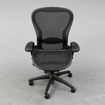 DON CHADWICK / BILL STUMPF, deskchair  "Aeron", Herman Miller, size medium.