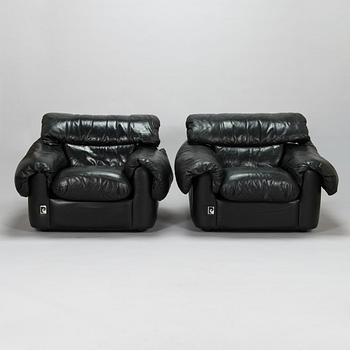 A pair of late 20th century armchairs by Pierre Cardin.