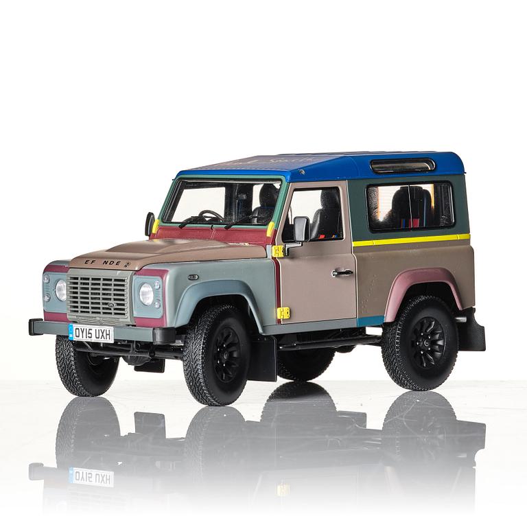 Paul Smith, modellbil, Land Rover "Defender 90", Paul Smith Edition, signerad Paul Smith, Almost Real 2015.