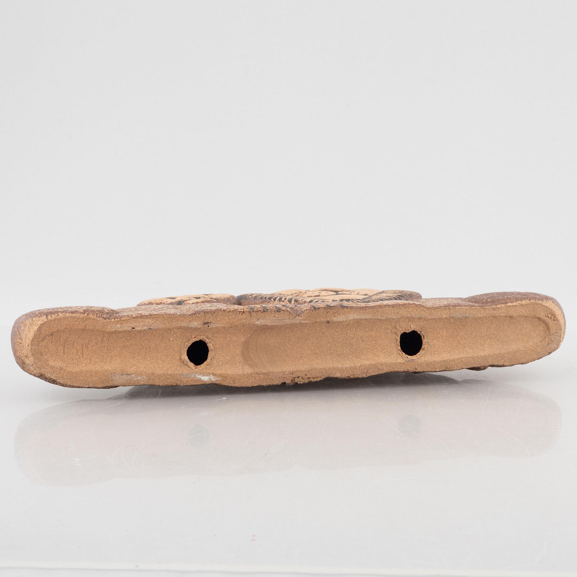 Lisa Larson, figurin, stengods, "Lejonpar", ur serien serien "Noaks Ark", Gustavsbergs Studio.