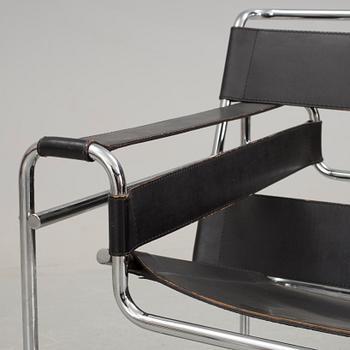 A "Wassily" chair by Marcel Breuer, Gavina, 1970s.