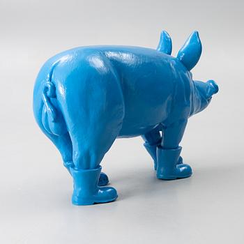 William Sweetlove, "Cloned blue father pig".