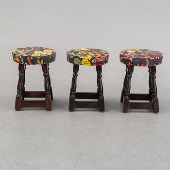 Three stools, first half of the 20th Century.