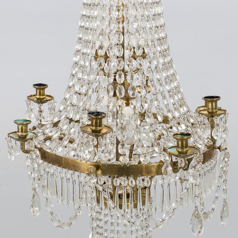 a ceiling lamp, around year 1900,