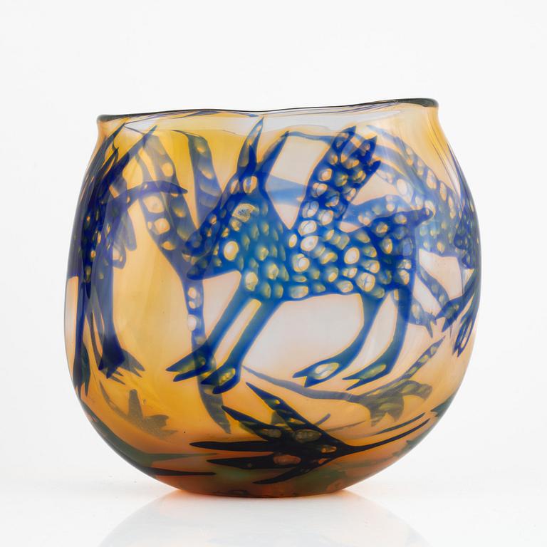 Ulrica Hydman-Vallien, vase, unique, Boda, Åfors, Sweden.