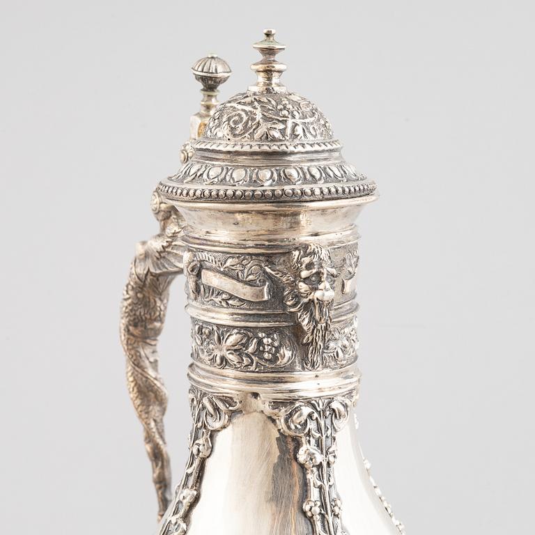 Karaff, silver, 1900-tal.