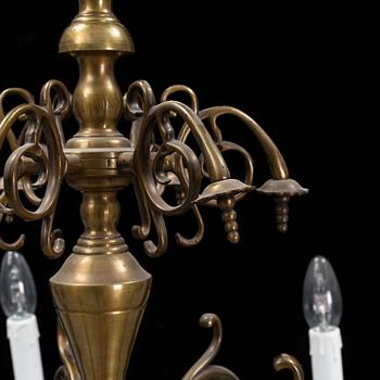 Ljuskrona, barockstil, 1900-tal.