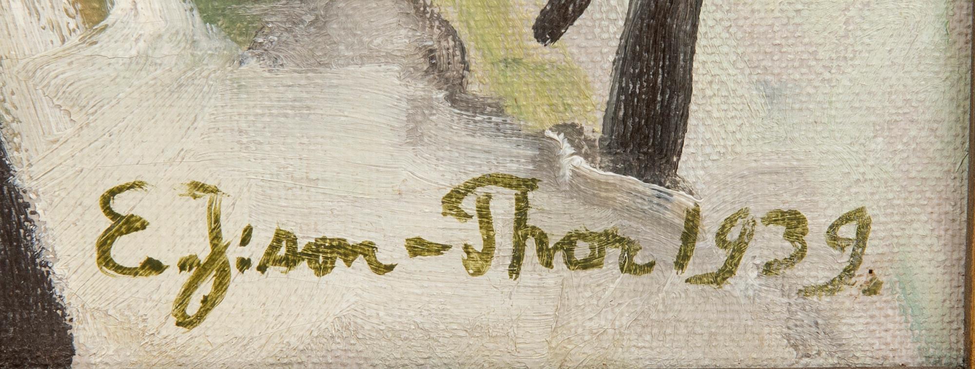 Emil Johanson-Thor, "Motiv från Eslöv".