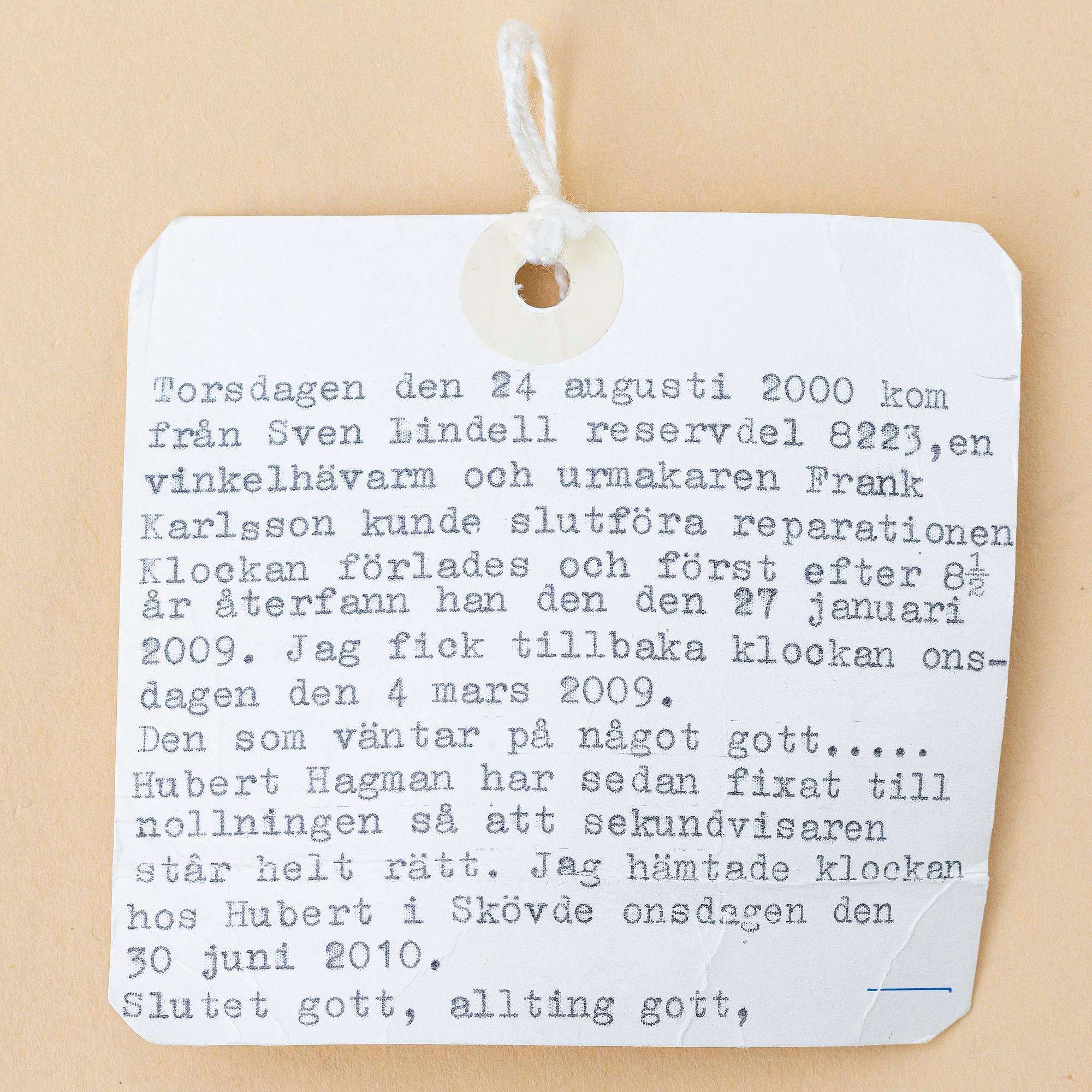 Heuer, Monte-Carlo, "Winner of the Acropolis Rally 1965 Carl Magnus Skogh and Lennart Berggren", ca 1965.