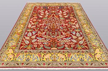 Matta Figural Tabriz, ca  300 x 198 cm.