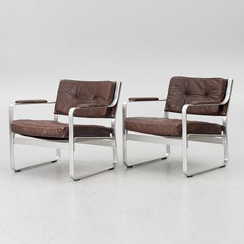 Karl Erik Ekselius, armchairs, a pair, "Mondo", JOC.