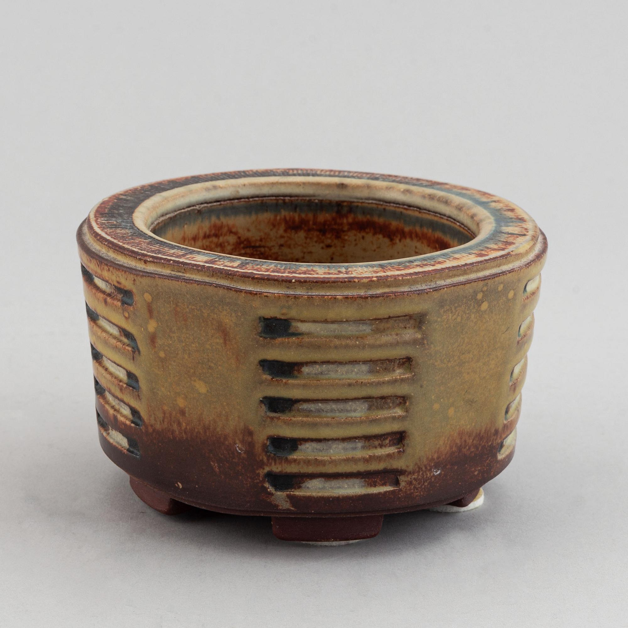 Wilhelm Kåge, a "Farsta" stoneware bowk, Gustavsberg studio, Sweden.