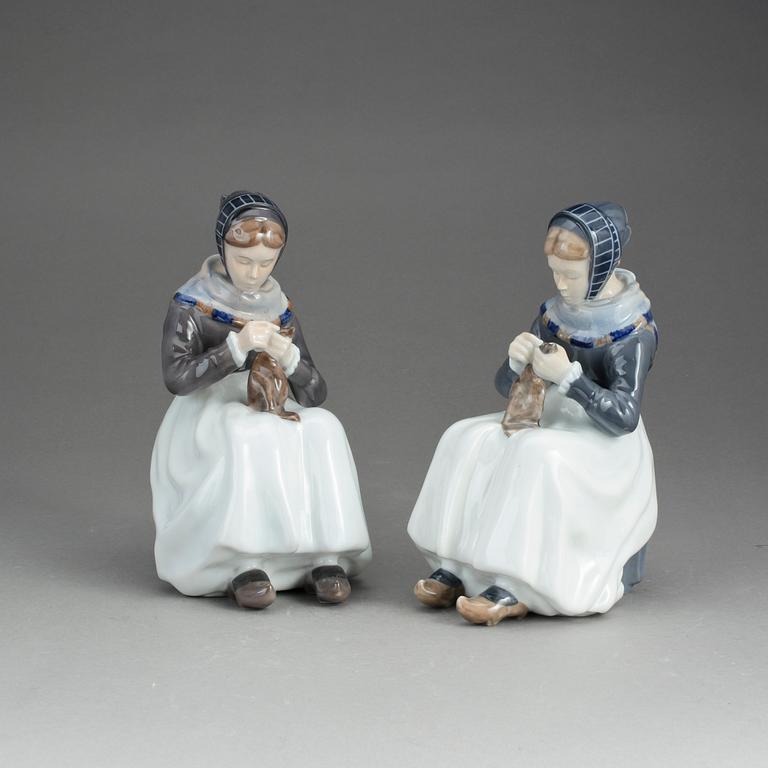 FIGURINER, 2st, porslin, Lotte Benter, Royal Copenhagen.