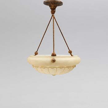 TAKAMPEL, glas, 1900-talets första hälft. Höjd ca 55 cm.