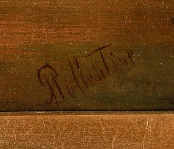 ALFRED POLLENTINE, olja på duk, signerad.