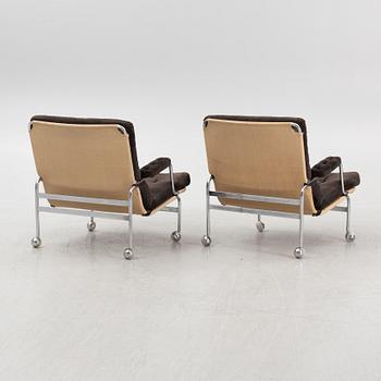 Bruno Mathsson,  a pair of "Karin" armchairs, DUX.