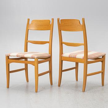 Carl Malmsten, chairs, 4 pcs "Calmare Nyckel", Åfors furniture factory, second half of the 20th century.