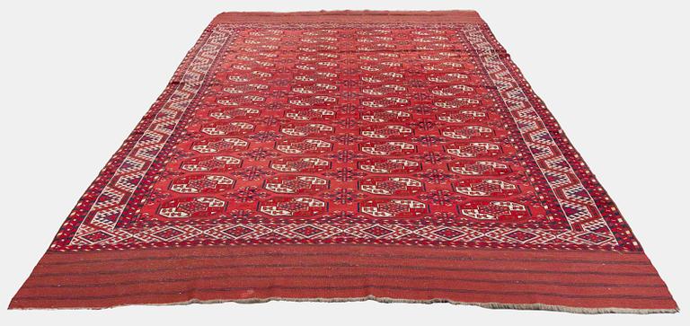 Matto, kelim, antiikki. 373x220cm.