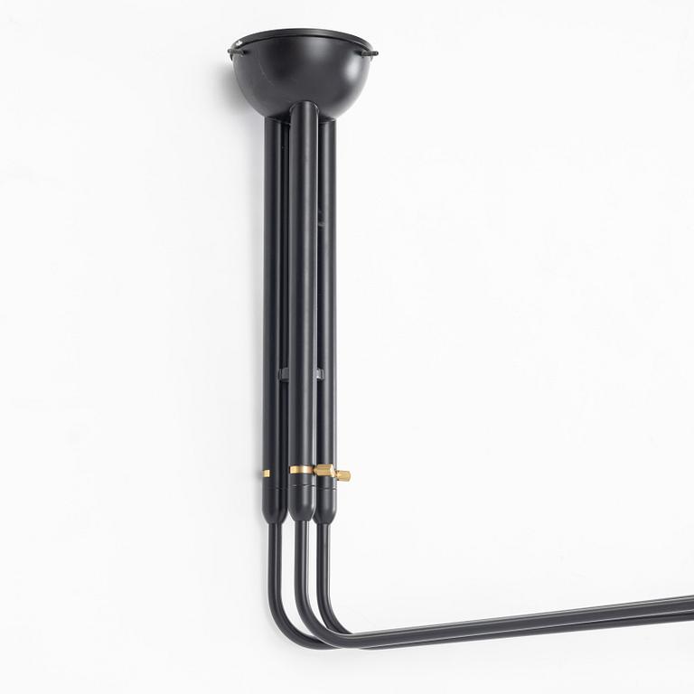 Serge Mouille, ceiling lamp, "3 Rotating Arms", 2010s.