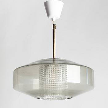 Carl Fagerlund, a ceiling lamp, Orrefors, second half of the 20th century.