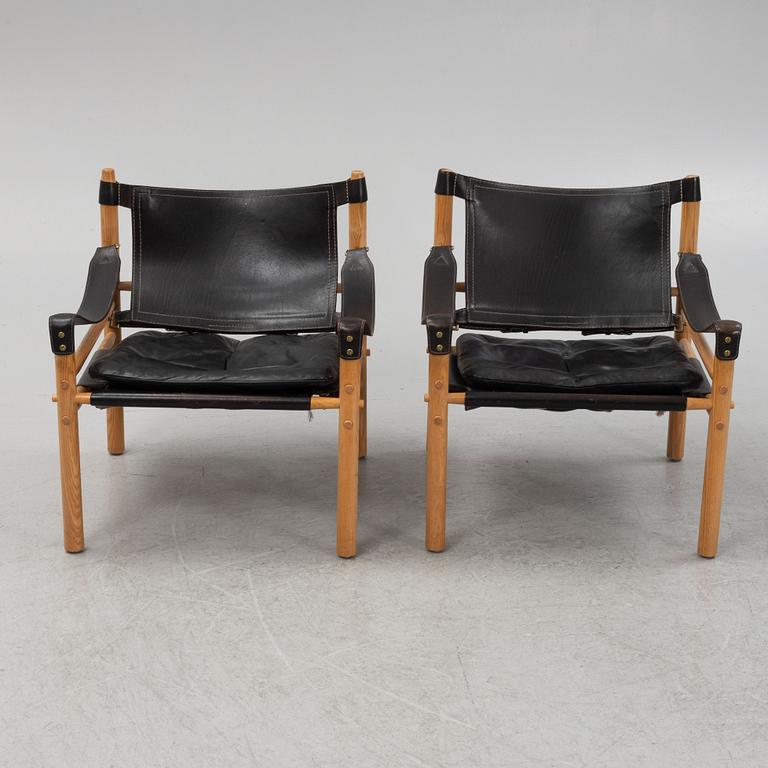 Arne Norell, a pair of 'Sirocco' armchairs, Norell Möbel AB, 1960's/70's.