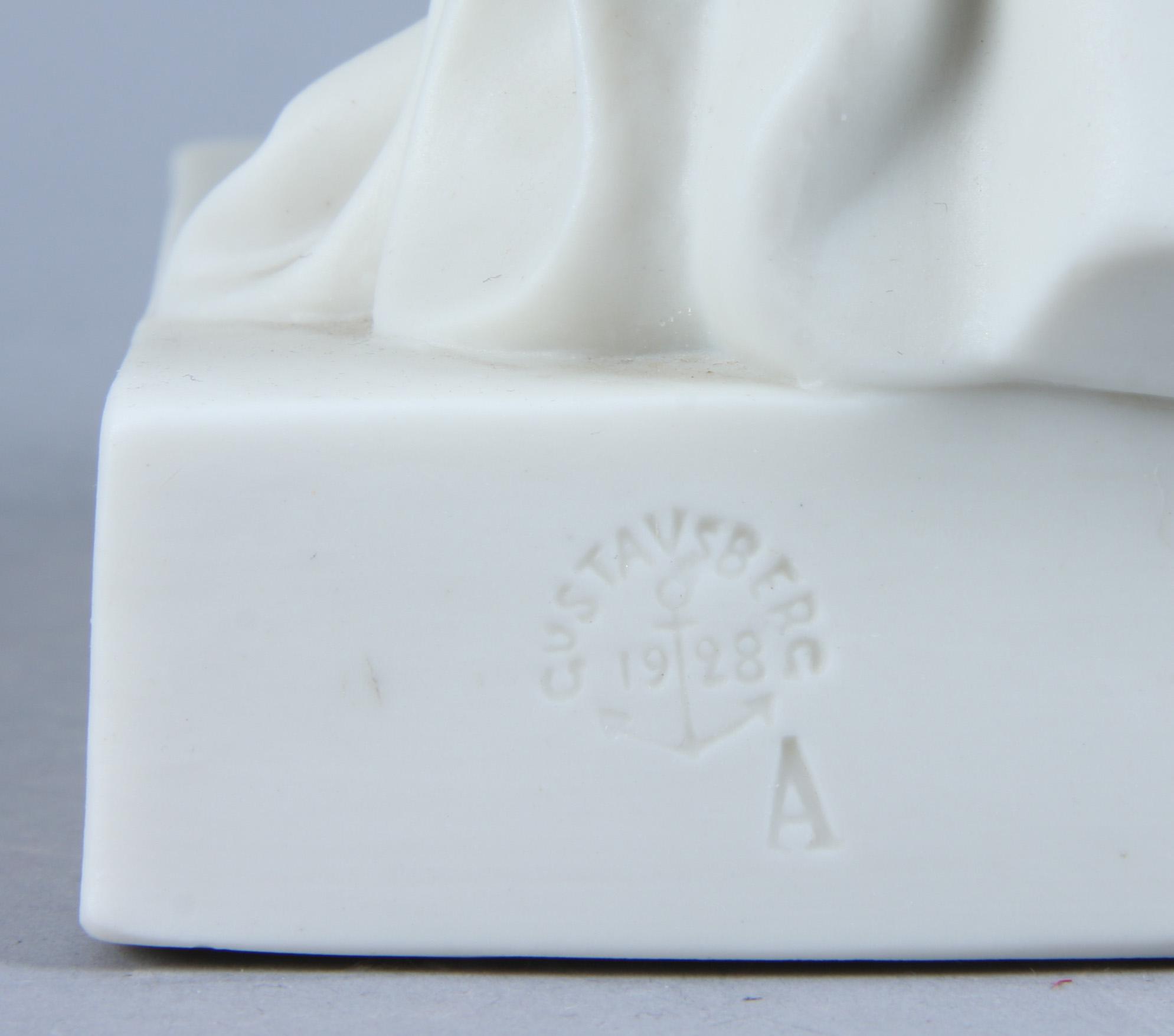 FIGURIN, parian, Gustavsberg, 1928.